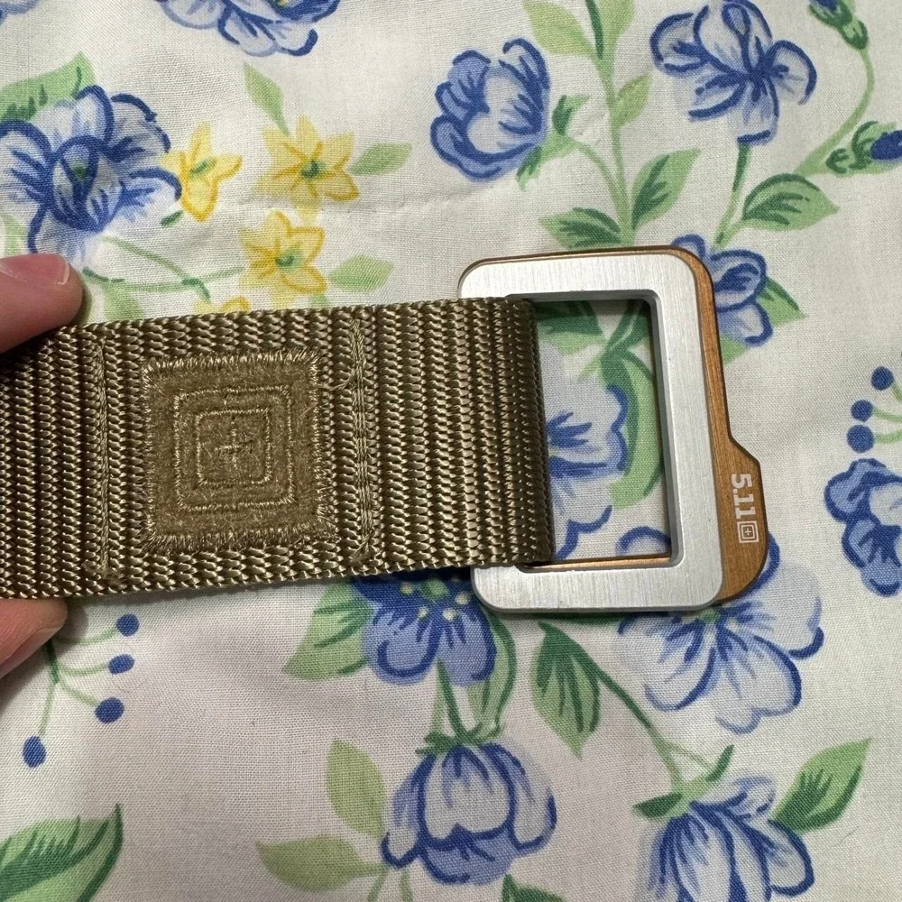 5.11 Tactical Traverse Double Buckle Belt 59510 Olive M 32-34 Utility Outdoors